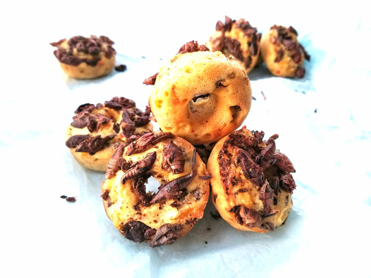 Jalapeno Chapulines donuts